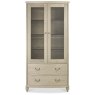 Bordeaux Chalk Oak Display Cabinet Bordeaux Chalk Oak Display Cabinet