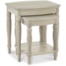 Bordeaux Chalk Oak Nest Of Lamp Tables Bordeaux Chalk Oak Nest Of Lamp Tables