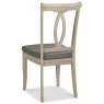 Bordeaux Chalk Oak Slat Dining Chair - Titanium Fabric (Pair) Bordeaux Chalk Oak Slat Dining Chair - Titanium Fabric (Pair)