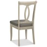 Bordeaux Chalk Oak Slat Dining Chair - Titanium Fabric (Pair) Bordeaux Chalk Oak Slat Dining Chair - Titanium Fabric (Pair)