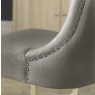 Bordeaux Chalk Oak Uph Scoop Chair - Titanium Fabric (Pair) Bordeaux Chalk Oak Uph Scoop Chair - Titanium Fabric (Pair)