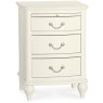 Bordeaux Ivory 3 Drawer Nightstand