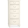 Bordeaux Ivory 5 Drawer Tall Chest