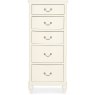 Bordeaux Ivory 5 Drawer Tall Chest Bordeaux Ivory 5 Drawer Tall Chest