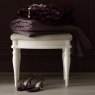 Bordeaux Ivory Stool - Ivory Bonded Leather