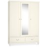 Bordeaux Ivory Triple Wardrobe Bordeaux Ivory Triple Wardrobe