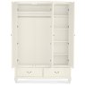 Bordeaux Ivory Triple Wardrobe Bordeaux Ivory Triple Wardrobe