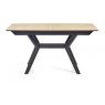 Brunel Chalk Oak & Gunmetal 4-6 Seater Dining Table Brunel Chalk Oak & Gunmetal 4-6 Seater Dining Table