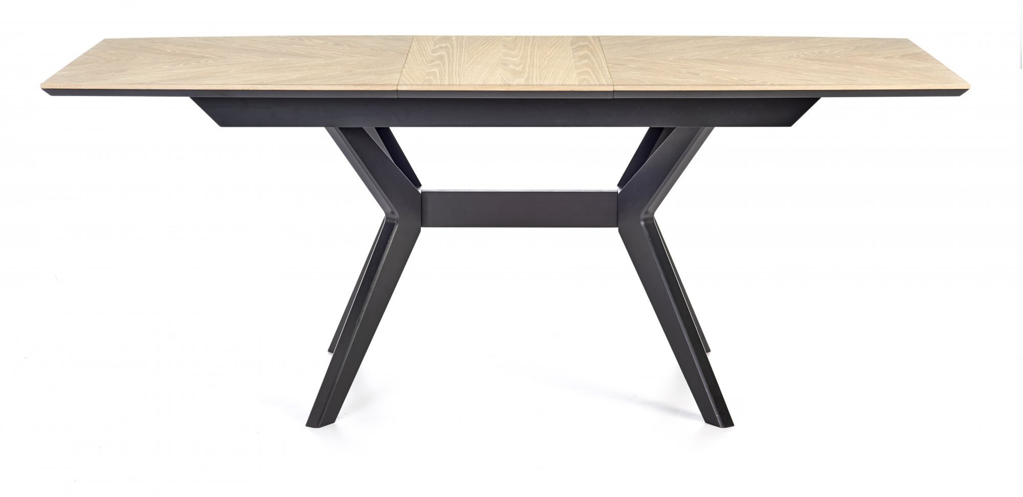 Brunel Chalk Oak & Gunmetal 4-6 Seater Dining Table Brunel Chalk Oak & Gunmetal 4-6 Seater Dining Table