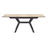 Brunel Chalk Oak & Gunmetal 4-6 Seater Dining Table Brunel Chalk Oak & Gunmetal 4-6 Seater Dining Table