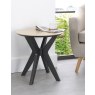 Brunel Chalk Oak & Gunmetal Lamp Table - Circular Brunel Chalk Oak & Gunmetal Lamp Table - Circular