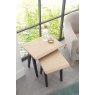 Brunel Chalk Oak & Gunmetal Nest Of Tables Brunel Chalk Oak & Gunmetal Nest Of Tables