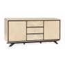 Brunel Chalk Oak & Gunmetal Wide Sideboard Brunel Chalk Oak & Gunmetal Wide Sideboard