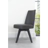 Brunel Gunmetal Upholstered Swivel Chair - Cold Steel (Pair) Brunel Gunmetal Upholstered Swivel Chair - Cold Steel (Pair)