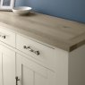 Chartreuse Aged Oak & Antique White 3 Door Sideboard Chartreuse Aged Oak & Antique White 3 Door Sideboard