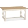 Chartreuse Aged Oak & Antique White 4-10 Extension Table