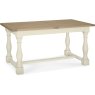 Chartreuse Aged Oak & Antique White 4-6 Extension Table Chartreuse Aged Oak & Antique White 4-6 Extension Table