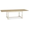 Chartreuse Aged Oak & Antique White 4-8 Extension Table Chartreuse Aged Oak & Antique White 4-8 Extension Table