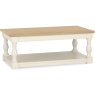 Chartreuse Aged Oak & Antique White Coffee Table Chartreuse Aged Oak & Antique White Coffee Table