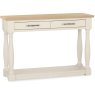 Chartreuse Aged Oak & Antique White Console Table Chartreuse Aged Oak & Antique White Console Table