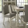 Chartreuse Aged Oak & Antique White Set - 4-10 Table & 6 Titanium Chairs Chartreuse Aged Oak & Antique White Set - 4-10 Table & 6 Titanium Chairs