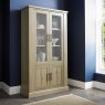 Chartreuse Aged Oak Display Cabinet