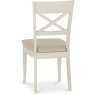 Chartreuse Antique White X Back Chair (Pair) Chartreuse Antique White X Back Chair (Pair)