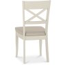 Chartreuse Antique White X Back Chair (Pair) Chartreuse Antique White X Back Chair (Pair)