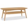 Oslo Oak Coffee Table With Shelf