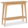 Oslo Oak Console Table With Shelf