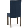 Parker Dark Oak Square Back Chair - Dark Blue Velvet Fabric (Pair) Parker Dark Oak Square Back Chair - Dark Blue Velvet Fabric (Pair)