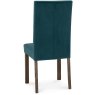 Parker Dark Oak Square Back Chair - Sea Green Velvet Fabric (Pair) Parker Dark Oak Square Back Chair - Sea Green Velvet Fabric (Pair)