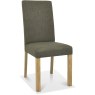 Parker Light Oak Square Back Chair - Black Gold Fabric (Pair) Parker Light Oak Square Back Chair - Black Gold Fabric (Pair)