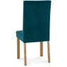 Parker Light Oak Square Back Chair - Sea Green Velvet Fabric (Pair) Parker Light Oak Square Back Chair - Sea Green Velvet Fabric (Pair)