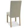 Parker Light Oak Square Back Chair - Silver Grey Fabric (Pair) Parker Light Oak Square Back Chair - Silver Grey Fabric (Pair)