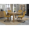 Turin Light Oak 4-6 Seater Table & 4 Lewis Mustard Velvet Cantilever Chairs Turin Light Oak 4-6 Seater Table & 4 Lewis Mustard Velvet Cantilever Chairs