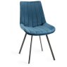 Turin Light Oak 6 Seater Table & 6 Fontana Blue Velvet Chairs Turin Light Oak 6 Seater Table & 6 Fontana Blue Velvet Chairs