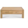 Turin Light Oak Coffee Table With Drawers Turin Light Oak Coffee Table With Drawers