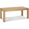 Turin Light Oak Large 6-8 Seater Table & 6 Oxford Petrol Blue Velvet