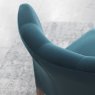 Turin Light Oak Low Back Uph Chair - Sea Green Velvet Fabric (Pair) Turin Light Oak Low Back Uph Chair - Sea Green Velvet Fabric (Pair)