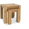 Turin Light Oak Nest Of Lamp Tables Turin Light Oak Nest Of Lamp Tables