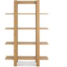 Turin Light Oak Open Shelf Unit Turin Light Oak Open Shelf Unit