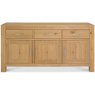 Turin Light Oak Wide Sideboard Turin Light Oak Wide Sideboard