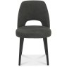 Vintage Peppercorn Upholstered Chair - Dark Grey Fabric (Pair) Vintage Peppercorn Upholstered Chair - Dark Grey Fabric (Pair)