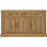 Westbury Rustic Oak 3 Door Sideboard Westbury Rustic Oak 3 Door Sideboard