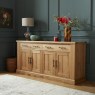 Westbury Rustic Oak 4 Door Sideboard Westbury Rustic Oak 4 Door Sideboard