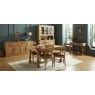 Westbury Rustic Oak Dining Set A - Table & 4 Chairs