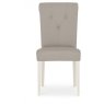 Ashley Soft Grey Uph Chair Grey Bonded Leather