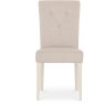 Ashley Antique White Uph Chair - Sand Fabric (Pair) Ashley Antique White Uph Chair - Sand Fabric (Pair)