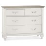 Ashley Grey Washed Oak & Soft Grey 2+2 Drawer Chest Ashley Grey Washed Oak & Soft Grey 2+2 Drawer Chest